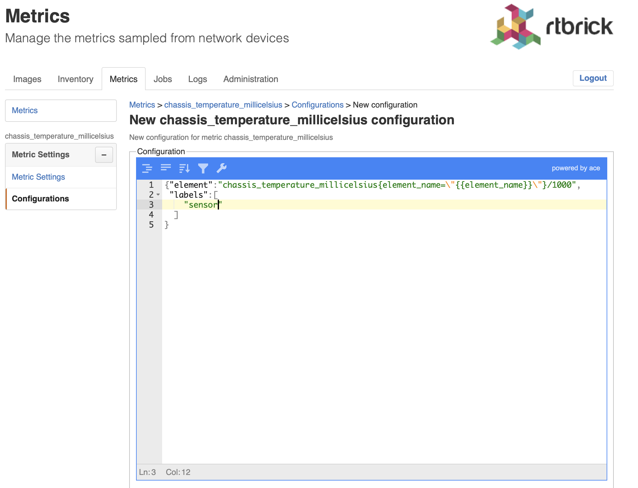 rbms metric config prometheus1